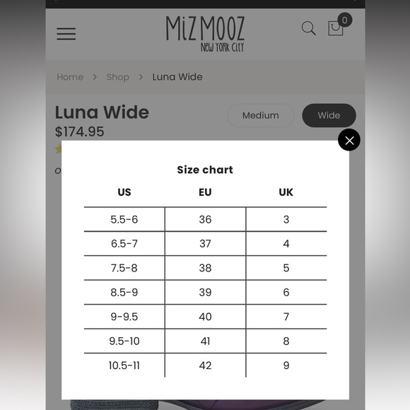 Miz Mooz Jade Pointed Toe Leather Ballet Flats Size 41 9.5-10 NEW - Picture 6 of 6